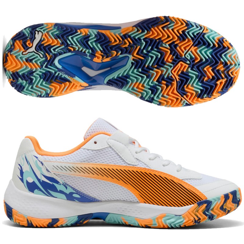 Scarpe Puma Nova Court bianco blu vivido 2025