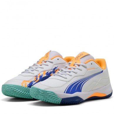 Scarpe Puma Nova Smash bianche vivido blu 2025