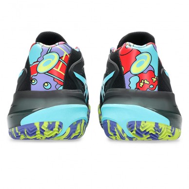 Scarpe Asics Gel Resolution X Padel L. E. Black Energy Aqua 2025