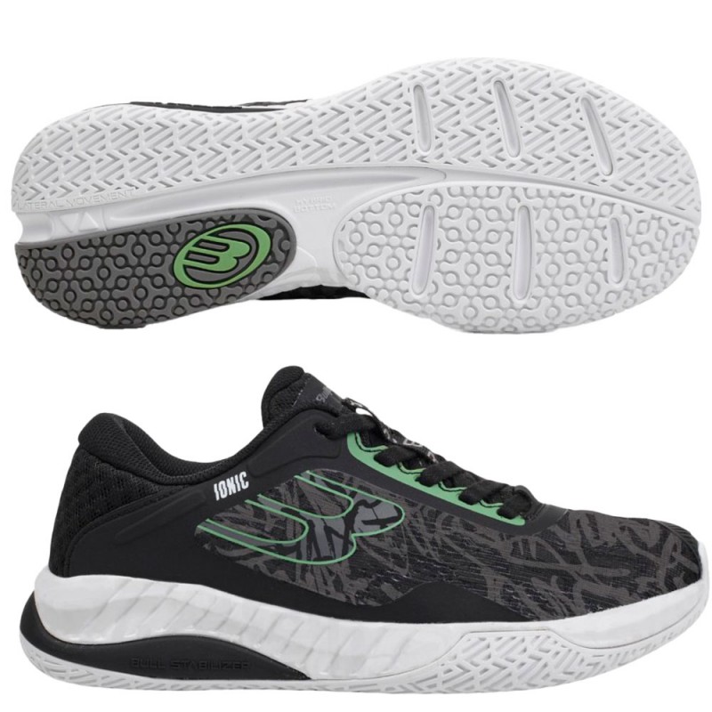 Scarpe Bullpadel Ionic Woman 25V black green 2025 Scarpe Bullpadel Ionic Woman 25V black green 2025