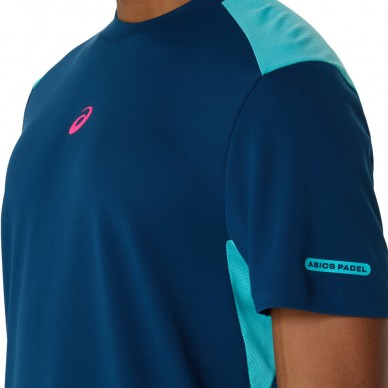 Maglietta Asics Court SS Top blu