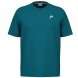 Maglietta Head Slice II blu teal