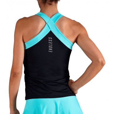 Maglietta Endless Cross nera blu
