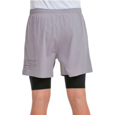 Pantaloncini Bullpadel Meta grigio