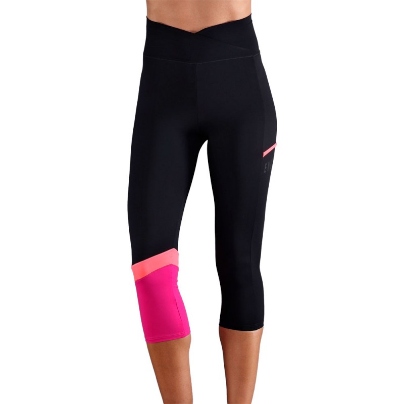 Leggings Endless Line Pocket HW nero rosa Leggings Endless Line Pocket HW nero rosa