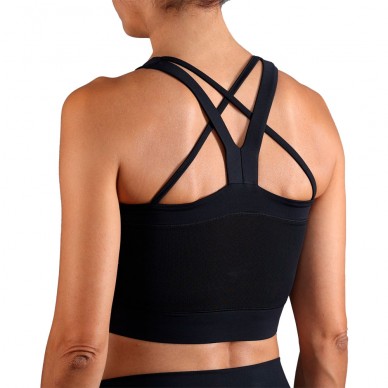 Maglietta Endless Top Crop nera