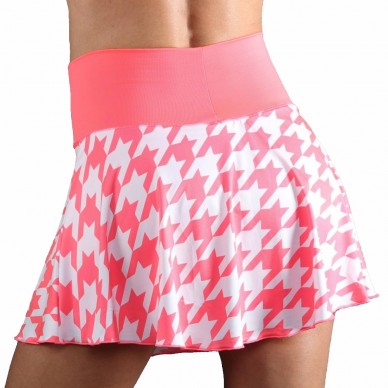 Gonna Endless Lux II houndstooth rosa