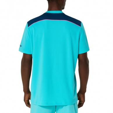 Maglietta Asics Court SS Top blu elettrico