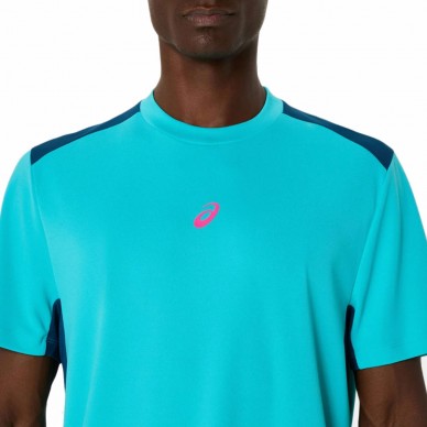 Maglietta Asics Court SS Top blu elettrico