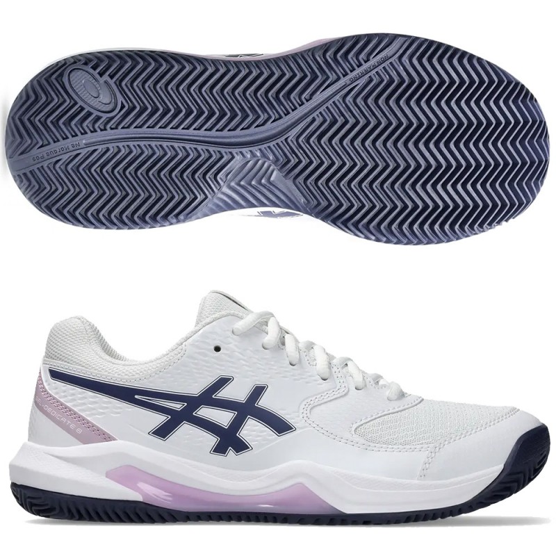 Scarpe Asics Gel Dedicate 8 Clay white indigo fog 2025 Scarpe Asics Gel Dedicate 8 Clay white indigo fog 2025