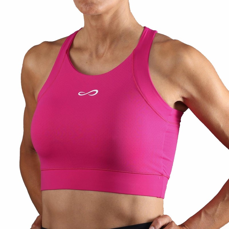 Maglietta Endless Top Crop rosa