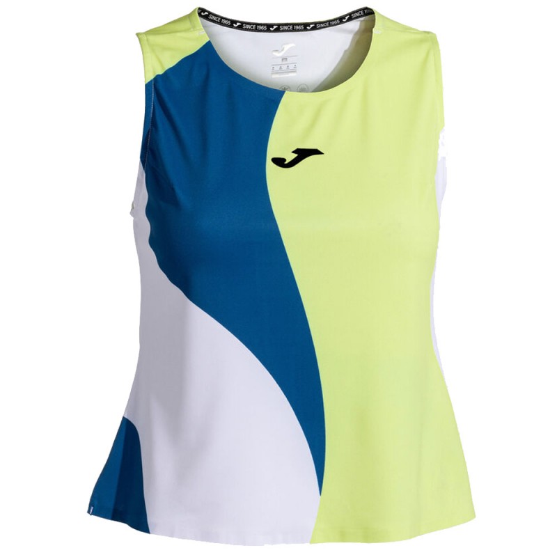 Maglietta Joma Challenger Woman verde blu Maglietta Joma Challenger Woman verde blu