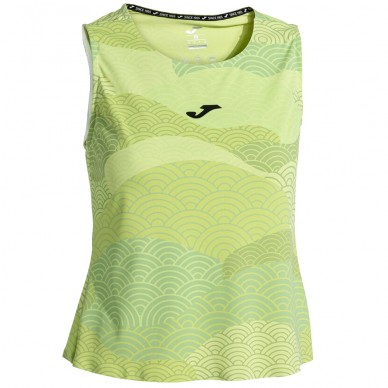 Maglietta Joma Challenger Woman stampa lime