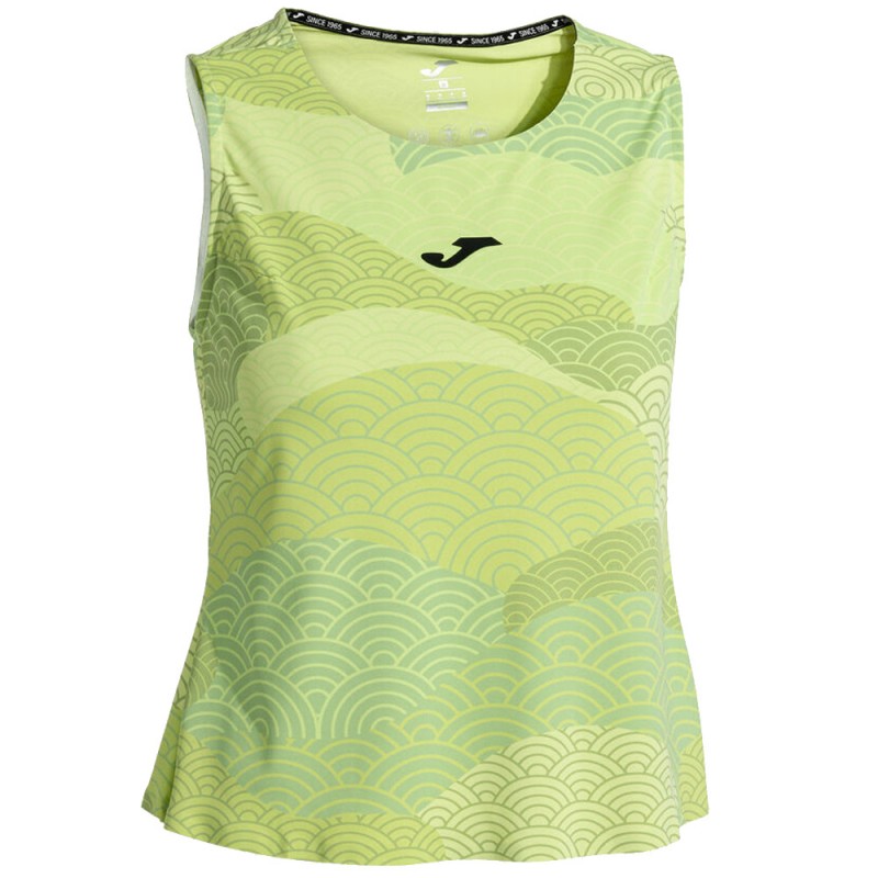 Maglietta Joma Challenger Woman stampa lime