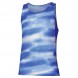 Maglietta Mizuno Dryaeroflow Graphic Tank blu bianca