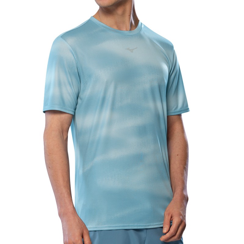 Maglietta Mizuno Core Graphic TEE blu