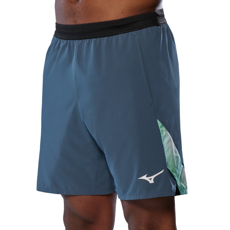 Pantaloncini Mizuno Tennis 8IN Amply blu indaco Pantaloncini Mizuno Tennis 8IN Amply blu indaco