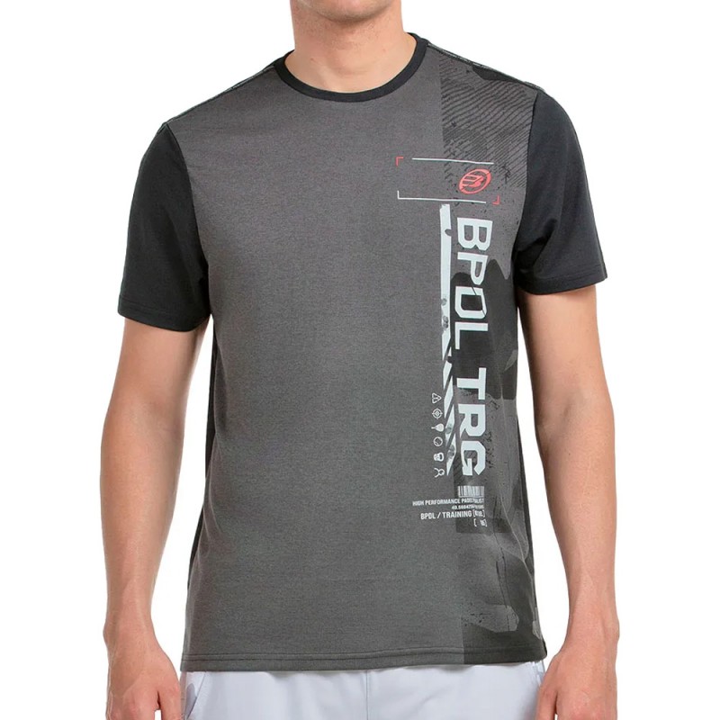 Maglietta Bullpadel Estre nera Maglietta Bullpadel Estre nera
