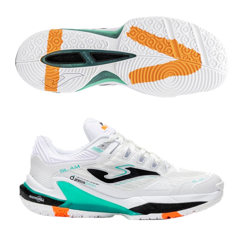 Scarpe Joma Slam Men 2502 white turquoise 2025 Scarpe Joma Slam Men 2502 white turquoise 2025