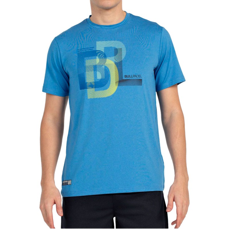 Maglietta Bullpadel Bebas blu