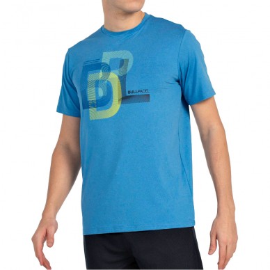 Maglietta Bullpadel Bebas blu