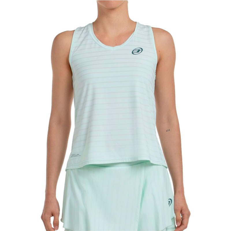 Maglietta Bullpadel Adies verde acqua