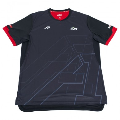 Maglietta Lok Pikes A1Padel nera
