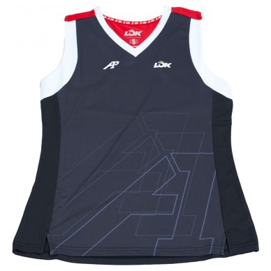 Maglietta Lok Wasatch A1Padel nera