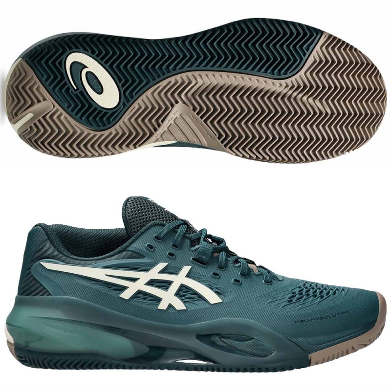 Scarpe Asics Gel Resolution X Clay saxon green birch 2025 Scarpe Asics Gel Resolution X Clay saxon green birch 2025