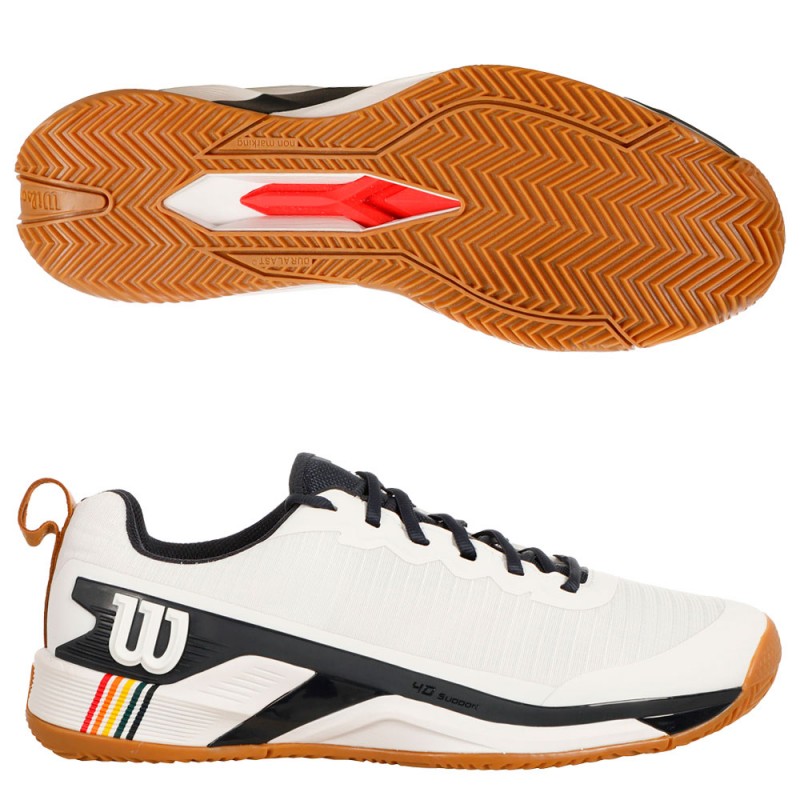 Scarpe Wilson Rush Pro 4.5 Clay white 2025