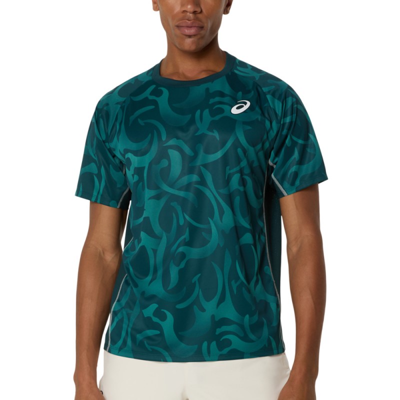 Maglietta Asics Game SS Top verde Maglietta Asics Game SS Top verde