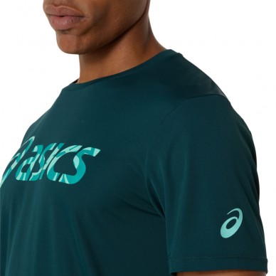 Maglietta Asics Match Seasonal Graphic TEE verde