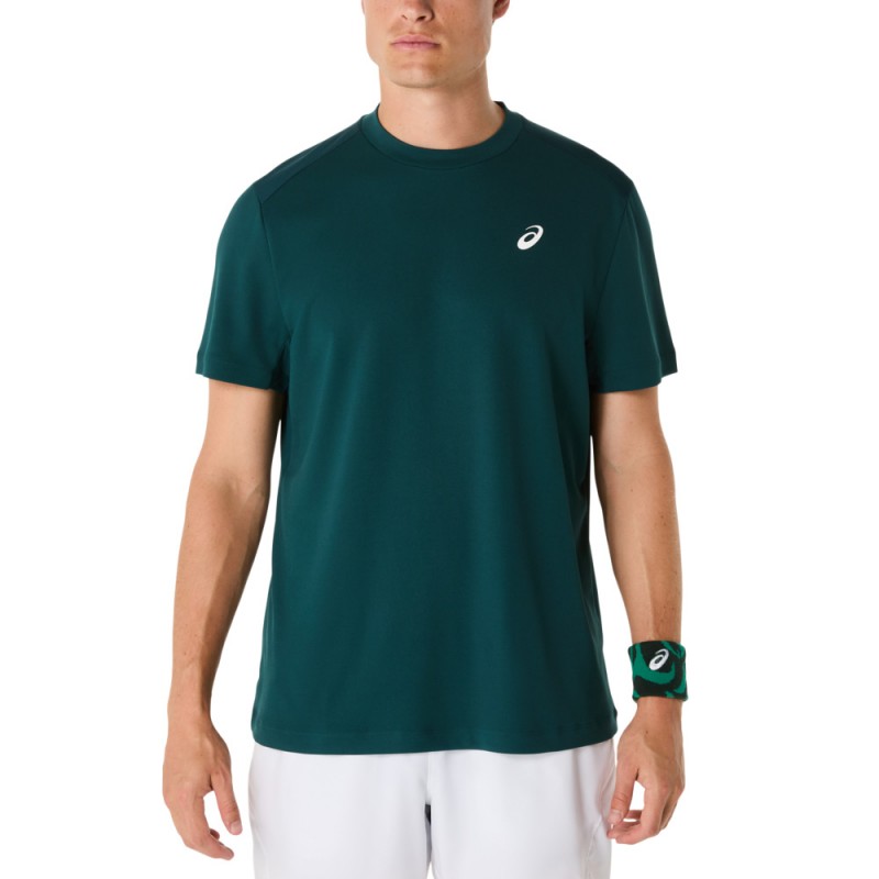 Maglietta Asics Court SS Top verde Maglietta Asics Court SS Top verde