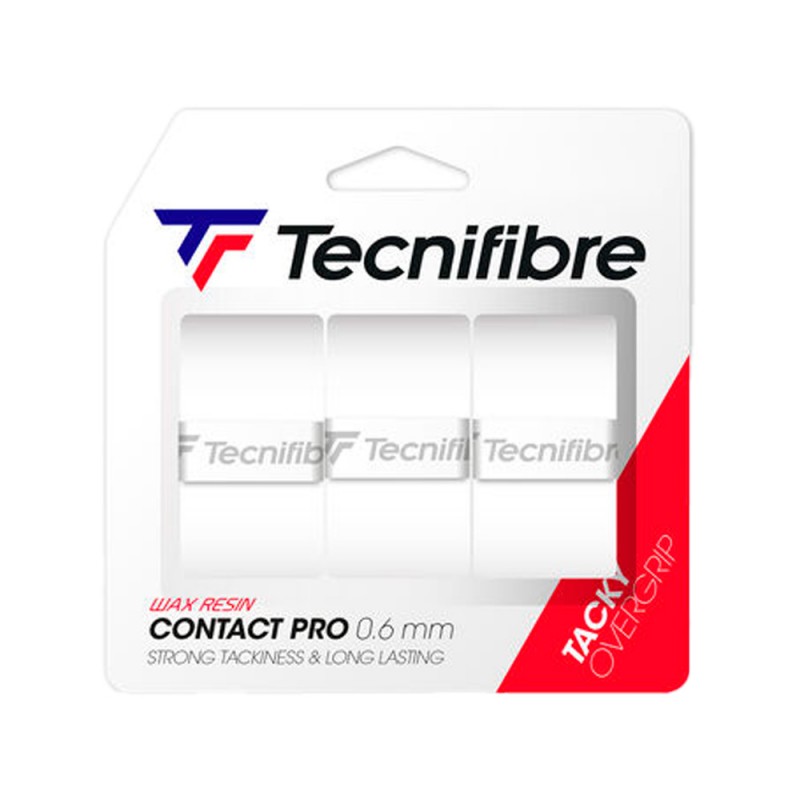 Overgrips Tecnifibre Contact Pro bianco Overgrips Tecnifibre Contact Pro bianco