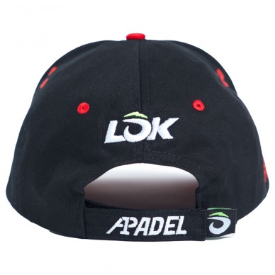 Cappellino Lok Ventrer A1Padel nero