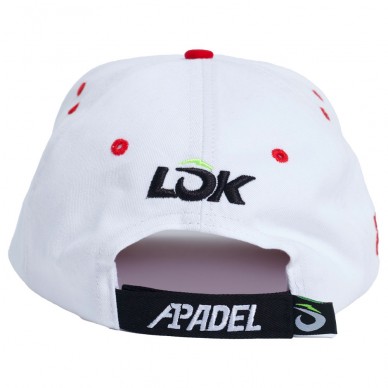Cappellino Lok Ventrer A1Padel bianco
