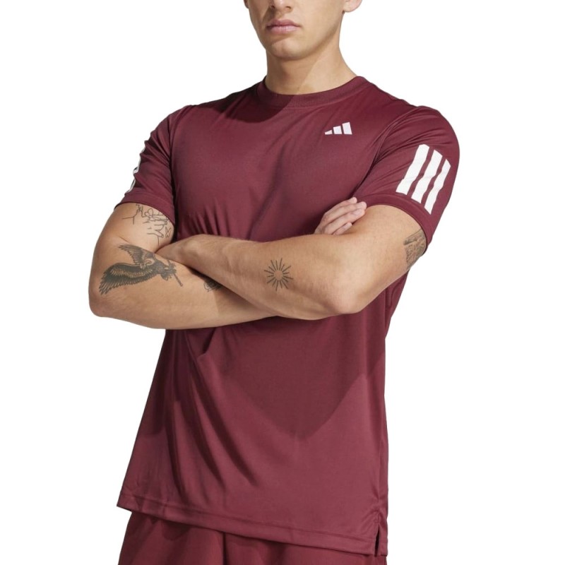 Maglietta Adidas Club 3STR rossa Maglietta Adidas Club 3STR rossa
