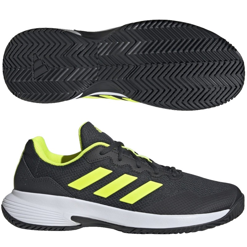 Scarpe Adidas Gamecourt 2 M carbon lucid lemon 2025 Scarpe Adidas Gamecourt 2 M carbon lucid lemon 2025