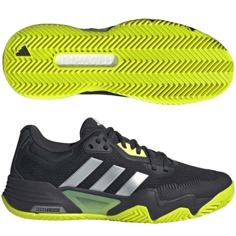 Scarpe Adidas Solematch Control 2 M Boost Clay black lucid lemon 2025
