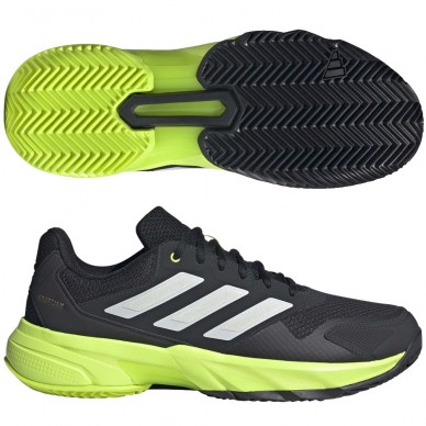 Scarpe Adidas Courtjam Control M carbon lucid lemon 2025