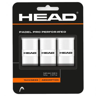 Overgrips Head Padel Pro Perforati 3 Pack bianchi
