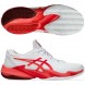 Scarpe Asics Court FF3 Novak Clay white electric red 2025