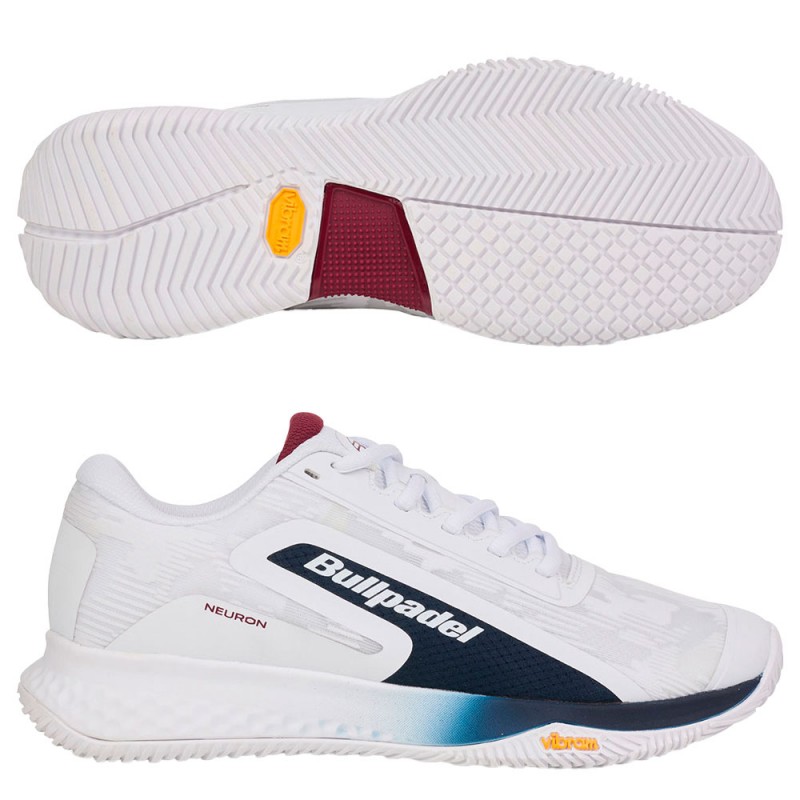 Scarpe Bullpadel Neuron Vibram burdeos white 2025