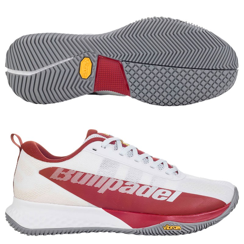 Scarpe Bullpadel X-Plo Vibram 25I maroon white 2025