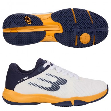 Scarpe Bullpadel Hybrid Fly 25I white orange 2025