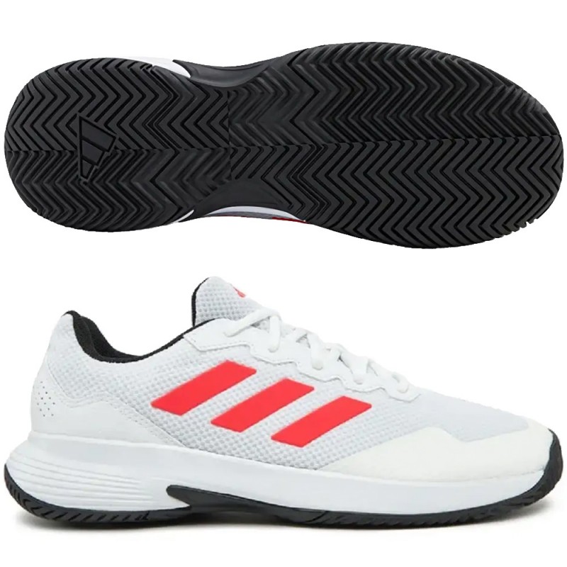 Scarpe Adidas Gamecourt 2 M FTWR White Lucid Red 2025