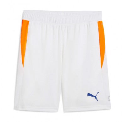 Pantaloncini Puma Padel Training Individual bianco arancione