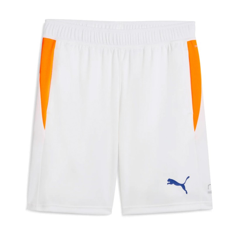Pantaloncini Puma Padel Training Individual bianco arancione