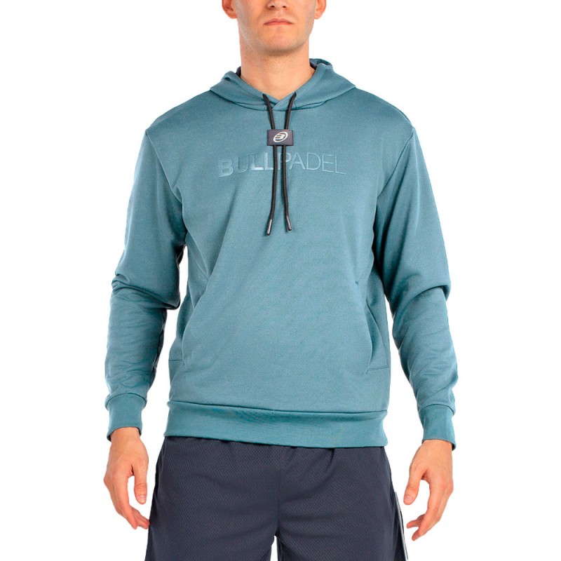 Felpa Bullpadel Binee verde azzurro