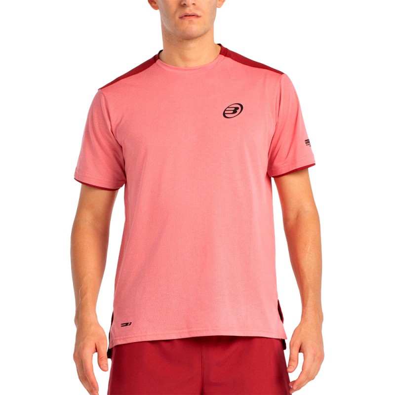 Maglietta Bullpadel Marsic hibisco melange